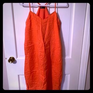 GAP Fire Coral Cami Dress Sz 4